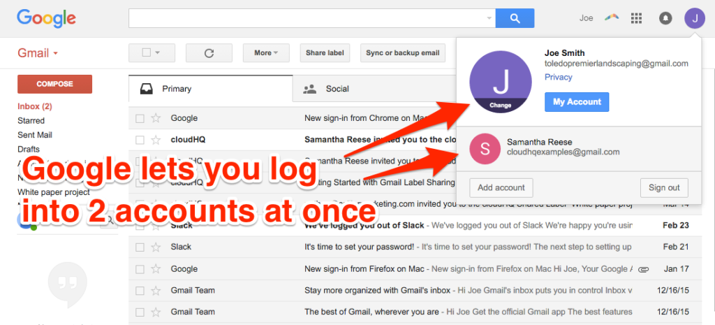 How to Link Multiple Gmail Account